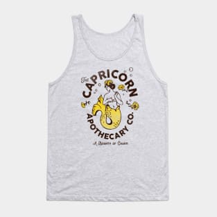 "Capricorn Apothecary Co: A Bounty Of Charm" Cool Zodiac Art Tank Top